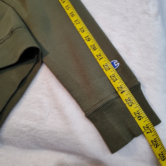 Champion Olive Green Hoodie - Picture 8 of 16